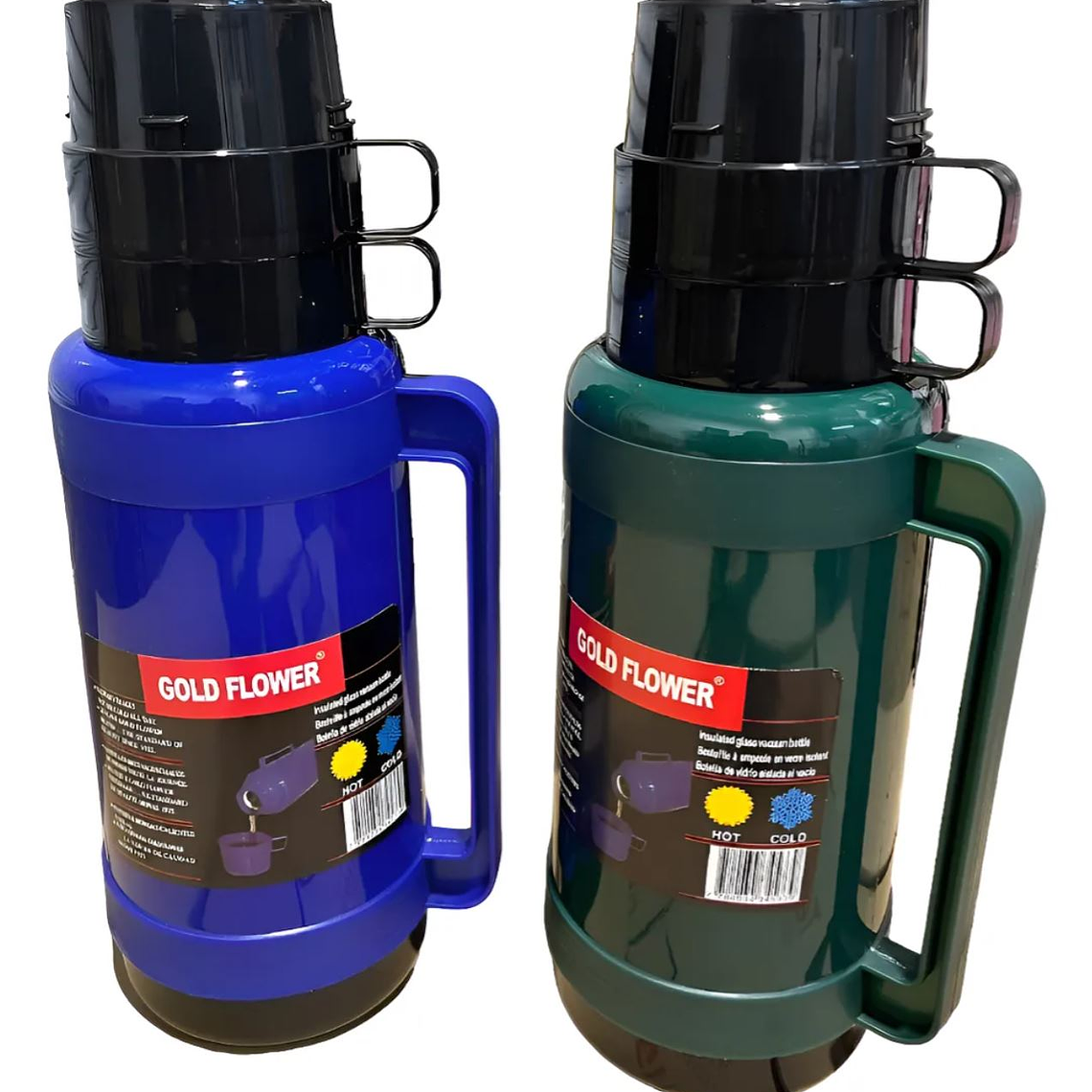 Termo Agua Caliente Y Fría 1.8 Litros Doble Taza 2