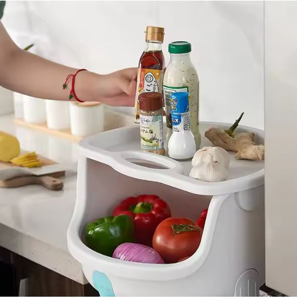 Frutero Innovador 3 Niveles Armable Blanco 2