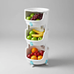 Frutero Innovador 3 Niveles Armable Blanco - Miniatura 1