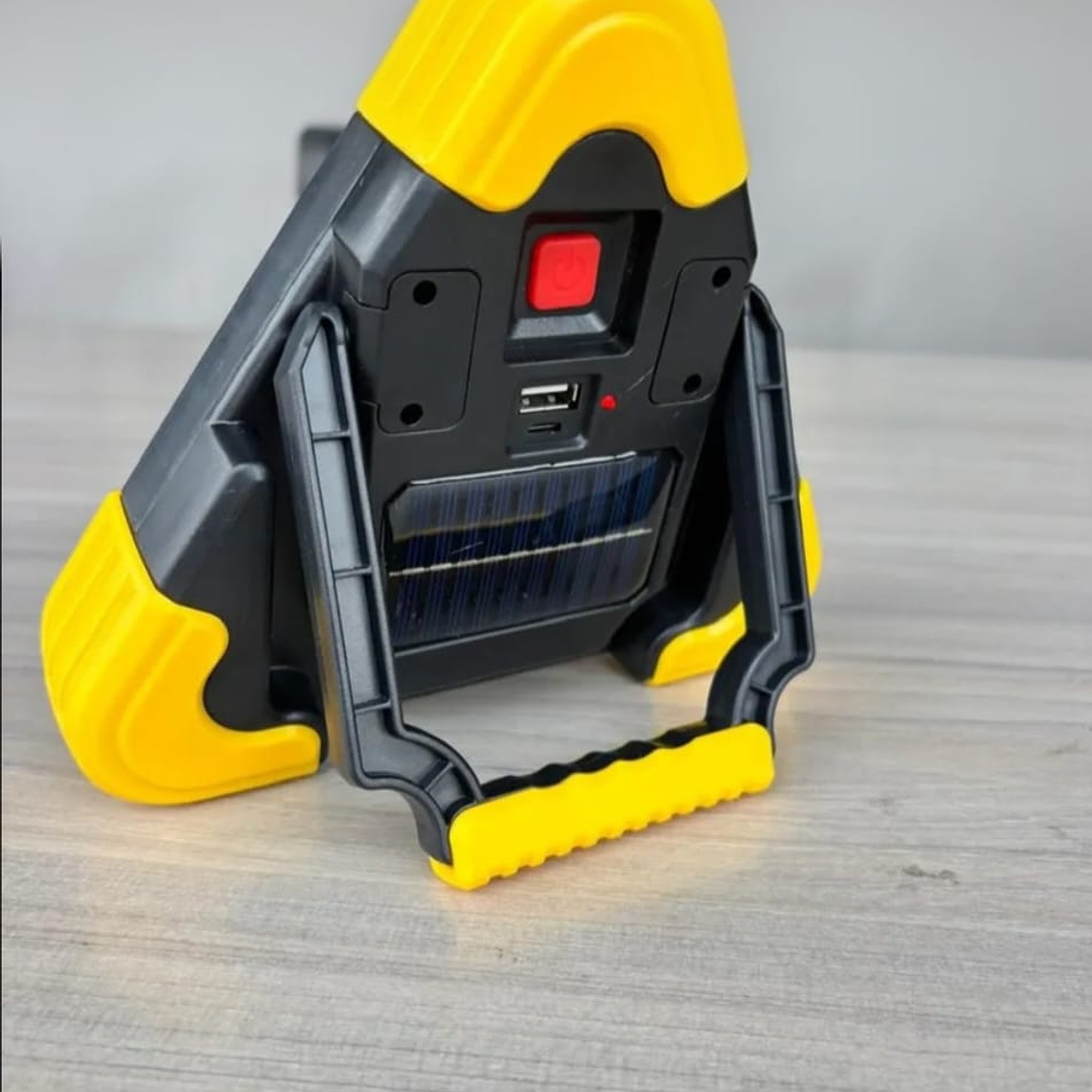 Linterna Led Triangulo De Emergencia Vehicular Solar 3