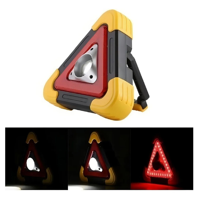 Linterna Led Triangulo De Emergencia Vehicular Solar 5