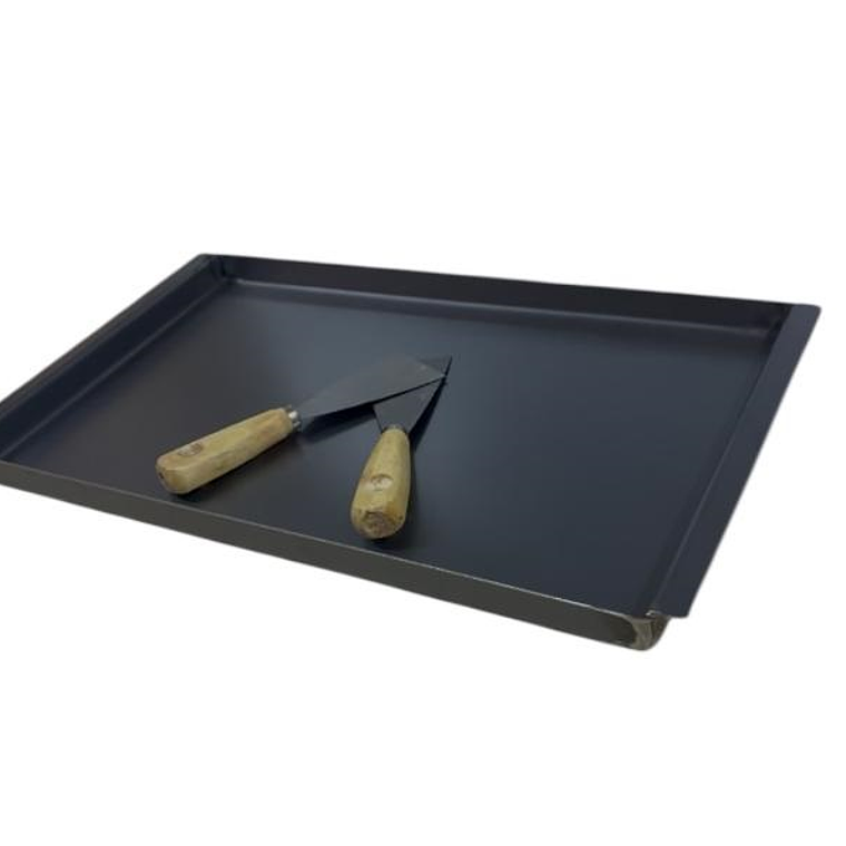 Plancha Churrasquera 45x29 Mas 2 Espatulas 2