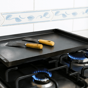 Plancha Churrasquera 45x29 Mas 2 Espatulas