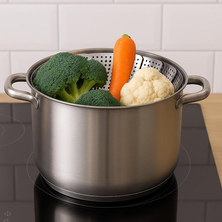 Colador vaporizador Plegable 27 Cms  4