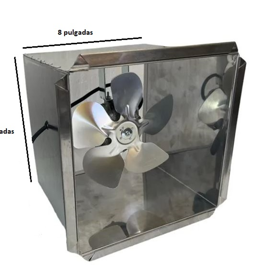 Extractor de Aire 8 Pulgadas Cuadrado 2