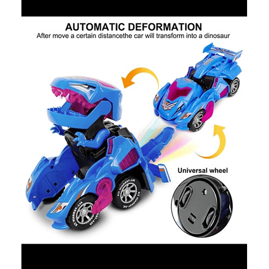 Auto Dinosaurio Automatico, A Pilas