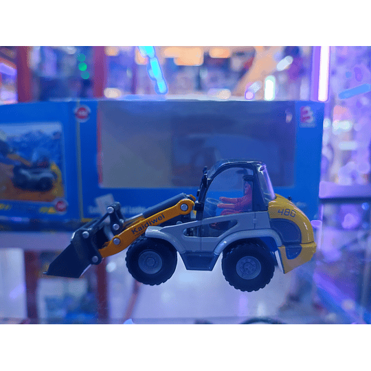 Mini excavadora metálica escala 1:50