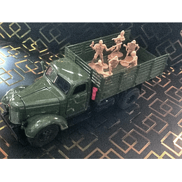 Camión de guerra ZIL-157 de transporte a escala 1:32 metalico