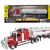 Huina 1757: Camión Cisterna (American Fuel Tanker Truck) Metálico - Escala 1:50 Die-Cast
