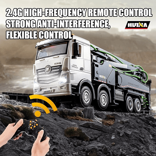 ¡Lleva el Concreto a la Cima! Camión Bomba de Cemento RC Huina – Máxima Altura y Precisión