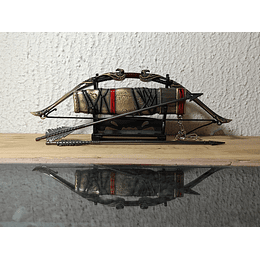 Set de Arco y Carcaj de Atreus - God of War Ragnarok metalico a escala