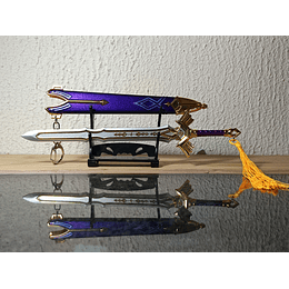 Espada Real (Royal Broadsword) Zelda BOTW/TOTK - Metal 20cm + Pedestal