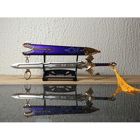 Espada Real (Royal Broadsword) Zelda BOTW/TOTK - Metal 20cm + Pedestal