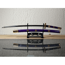 Katana Enma - Roronoa Zoro (One Piece) - Metal 20cm + Pedestal de Colección