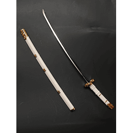 Espada Ame-no-Habakiri - Kozuki Oden (One Piece) - Metal 20cm + Soporte