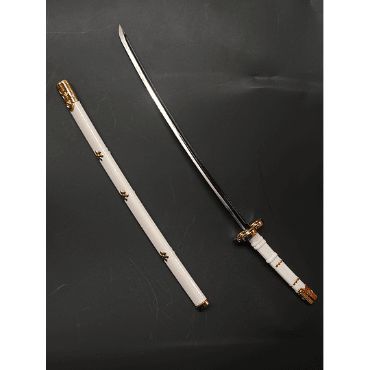 Espada Ame-no-Habakiri - Kozuki Oden (One Piece) - Metal 20cm + Soporte