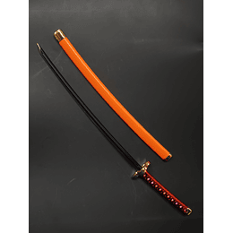 katana de genya shinasugawa nichirin demon slayer 20cm + pedestal