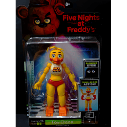 Figura Articulada Toy Chica - Five Nights at Freddy's 2 (Hasbro) - Edición con Mecanismo de Jumpscare y Partes Removibles.