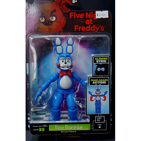 Figura Articulada Toy Bonnie - Five Nights at Freddy's 2 (Hasbro) - Edición con Mecanismo de Jumpscare.