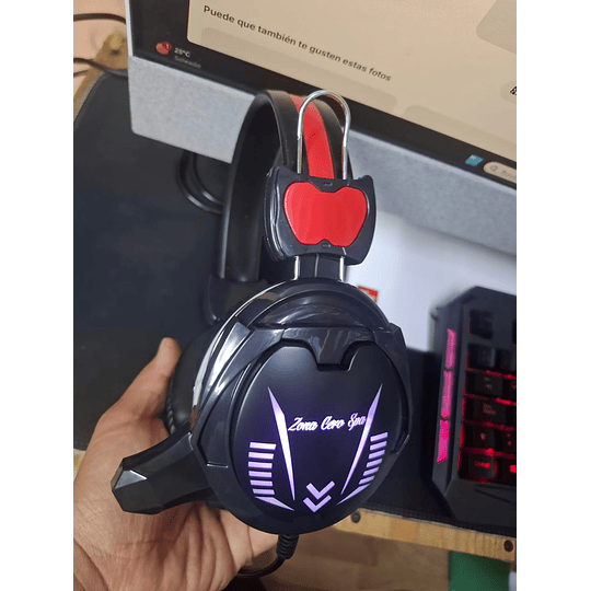 Set Teclado Rgb, Mouse, Audifono Y Mouse Pad