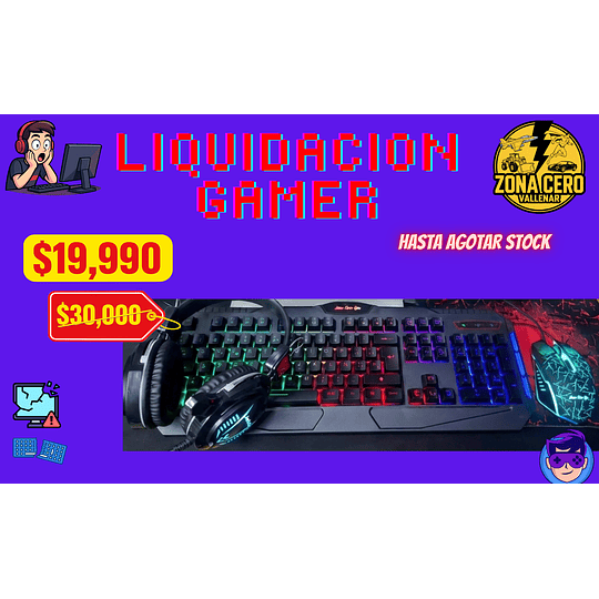 Set Teclado Rgb, Mouse, Audifono Y Mouse Pad