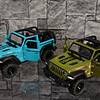 Jeep Wrangler Rubicon Escala 1:32 - Diecast Metal con Techo Removible