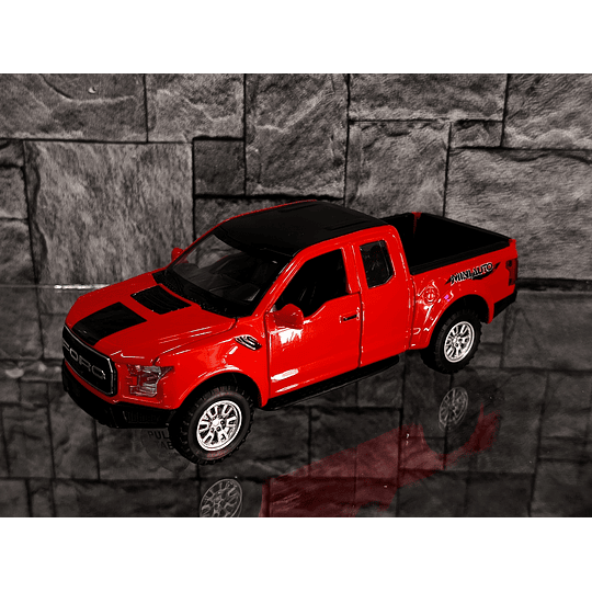 Ford F-150 Raptor Escala 1:32 - Camioneta Diecast Metal con Apertura Total