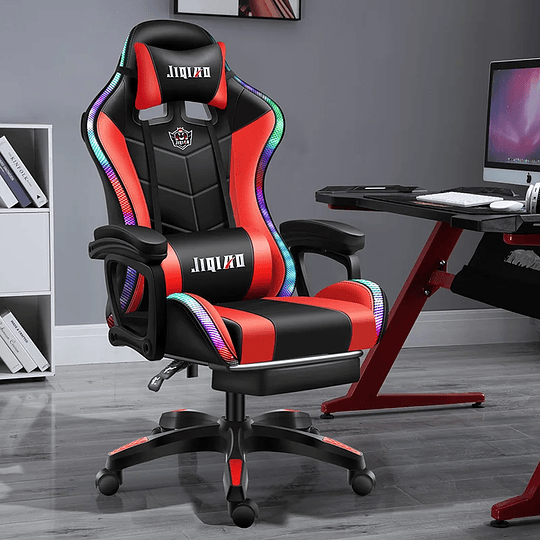 REMATE SILLA GAMER CON LUCES Y PARLANTES POR BLUETOOTH