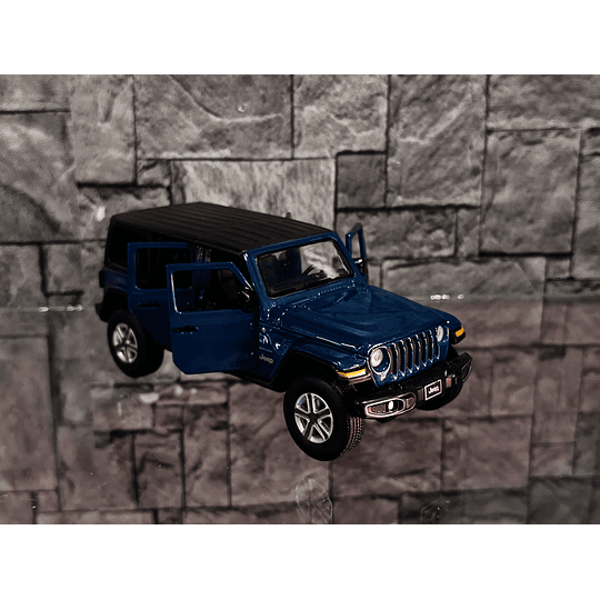 Jeep Wrangler Sahara/Rubicon Escala 1:32 | Metálico - Full Apertura