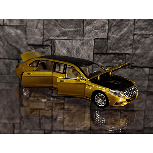 Mercedes-Maybach S650 Pullman Limusina Escala 1:32 | Metálico - Full Apertura