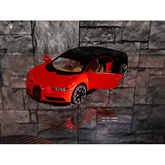 Bugatti Chiron Hypercar Escala 1:32 | Metálico - Full Apertura