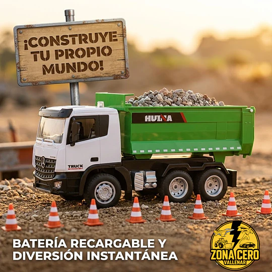  Camión Tolva RC Huina 1556 