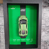 Lamborghini Aventador Ultimae '63' Livery Verde Mate - Cuadro Exhibidor 3D Frame de Colección