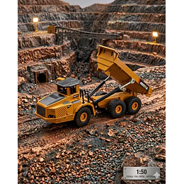 Camión Articulado Metálico 1:50 | Maquinaria Construcción Colección