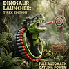 ¡Diversión Prehistórica! Pistola Dinosaurio Dispara Dardos de forma automaticacon Batería Recargable