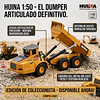 Camión Articulado Metálico 1:50 | Maquinaria Construcción Colección