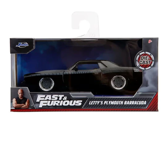 🏎️ Letty's Plymouth Barracuda - Fast & Furious | Jada Toys 1:32 Die-Cast