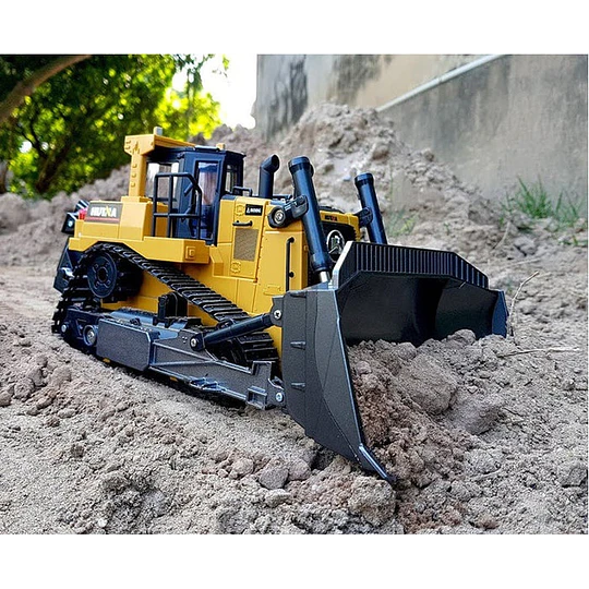 Bulldozer RC Huina 1554 a Escala 1:16
