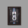 Cuadro Decorativo 3D Auto A Escala Colección Premium Enmarcado
