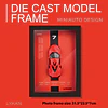 Cuadro Decorativo 3D Auto A Escala Colección Premium Enmarcado