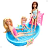 Muñeca Barbie Piscina Glam con Tobogán y Accesorios