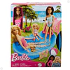 Muñeca Barbie Piscina Glam con Tobogán y Accesorios