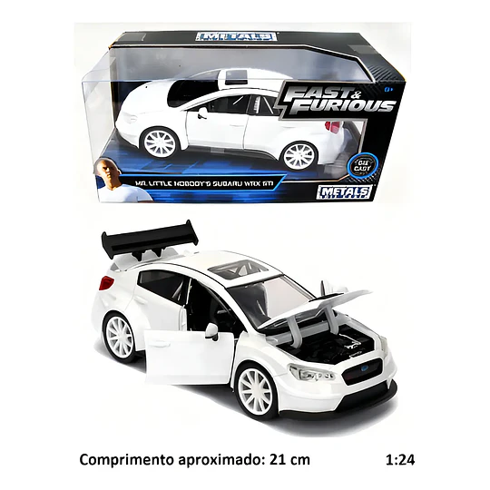 Auto Metálico 1:24 Rápidos y Furiosos 8 - Subaru WRX STI (Jada Toys)
