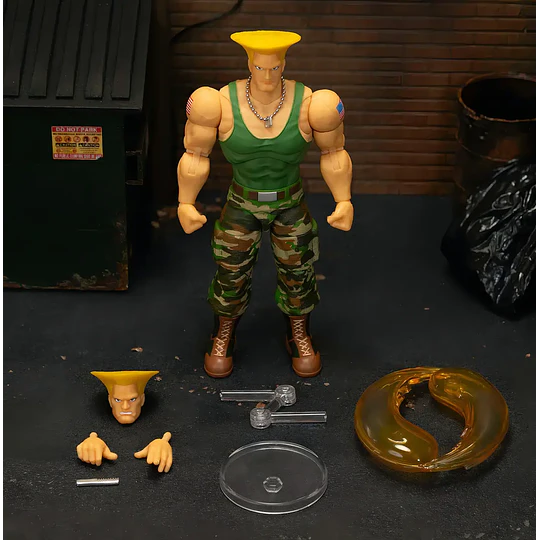 Figura Articulada Street Fighter - Guile 15 cm (Jada Toys)