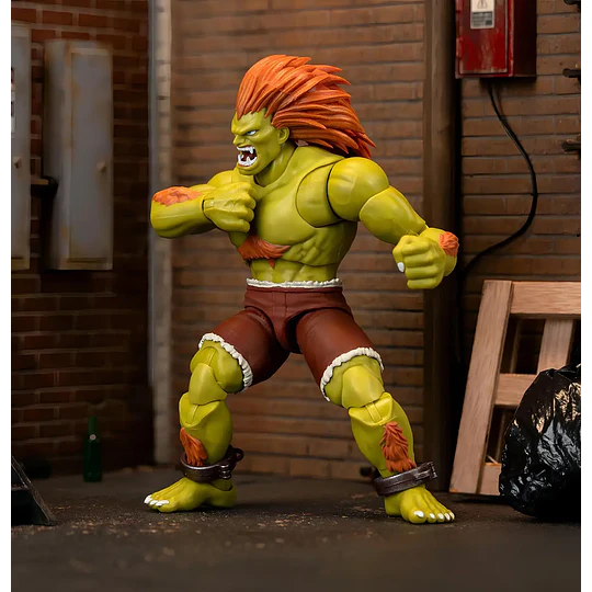 Figura Articulada Street Fighter - Blanka 15 cm (Jada Toys)