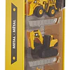 Set de 3 Vehículos de Maquinaria Caterpillar Die-Cast (Playfun)