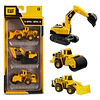 Set de 3 Vehículos de Maquinaria Caterpillar Die-Cast (Playfun)