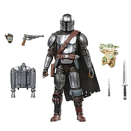 Figura Articulada Star Wars The Black Series - The Mandalorian & Grogu Deluxe (Hasbro)