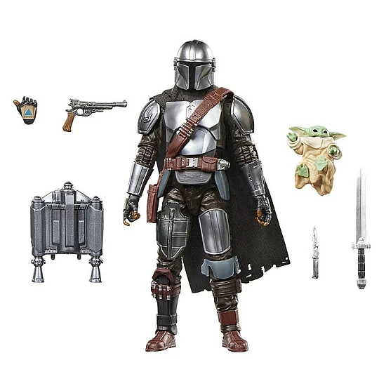 Figura Articulada Star Wars The Black Series - The Mandalorian & Grogu Deluxe (Hasbro)