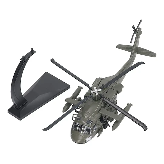 Helicóptero Black Hawk Metálico a Escala Huayi 